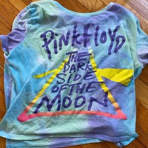 Tie Dye Psychedelic Pink Floyd Tee